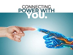CONNECTING POWER WITH YOU trademark artwork