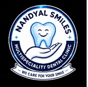 NANDYAL SMILES MULTISPECIALITY DENTAL CLINIC : WE CARE FOR YOUR SMILE [ WITH THE DEVICE ] trademark artwork