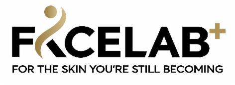 FACELAB PLUS WITH FOR THE SKIN YOU'RE STILL BECOMING (LABEL) trademark artwork