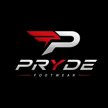 PRYDE FOOTWEAR WITH THE DEVICE OF P trademark artwork