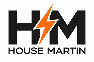 HOUSE MARTIN with Device HM trademark artwork