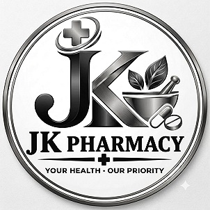 JK PHARMACY WITH DEVICE OF JK trademark artwork