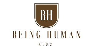 BEING HUMAN KIDS WITH THE DEVICE OF BH trademark artwork