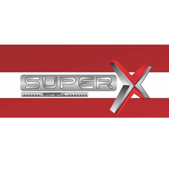 SUPER X WITH ARTISTIC DEVICE trademark artwork