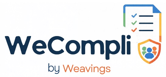 WeCompli- by Weavings with Device trademark artwork