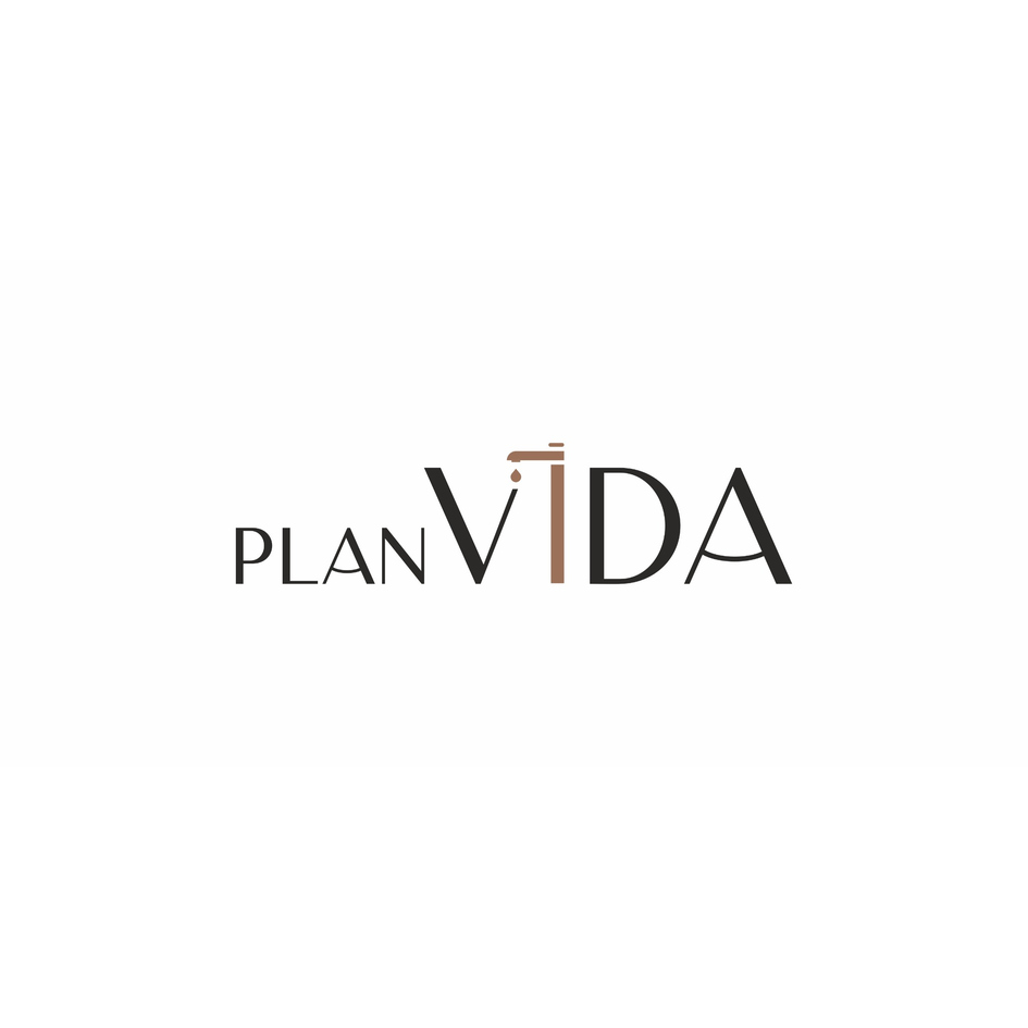 An artistic image with word PLAN VIDA trademark artwork