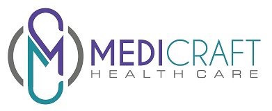 MEDICRAFT HEALTHCARE WITH DEVICE OF MCH trademark artwork