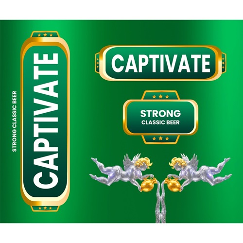 CAPTIVATE - STRONG CLASSIC BEER trademark artwork