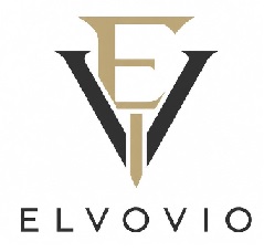 ELVOVIO with device of EV trademark artwork