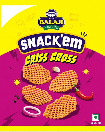 SNACK’EM - CRISS CROSS trademark artwork