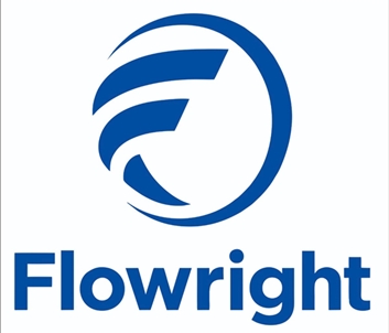 Flowright with device of F trademark artwork