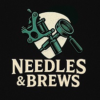 Needles & Brews trademark artwork