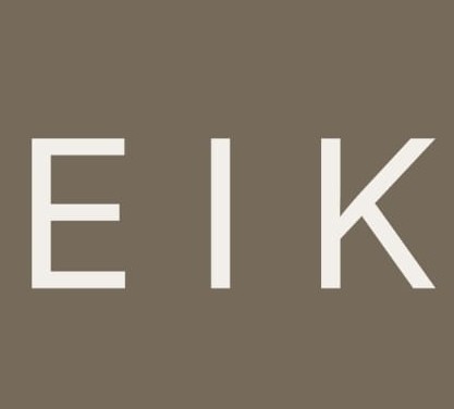 Device with " EIK" trademark artwork
