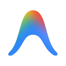 device of a multi-coloured arch-like figure trademark artwork