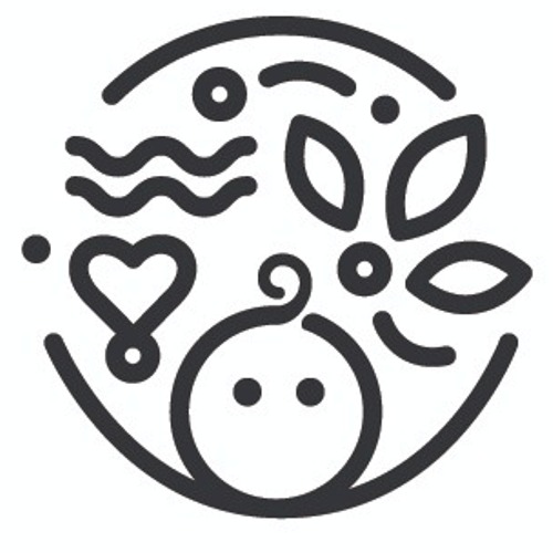 DEVICE OF FLOWER, HEART AND BUBBLE WITH ARTISTIC LOGO trademark artwork