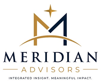 MERIDIAN ADVISORS with device of M trademark artwork