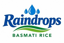 RAINDROPS BASMATI RICE trademark artwork