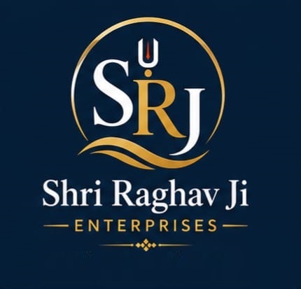SHRI RAGHAV JI ENTERPRISES WITH LOGO OF SRJ trademark artwork