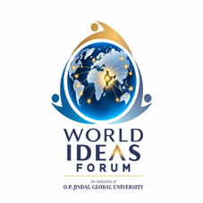 WORLD IDEAS FORUM AN INITIATIVE OF O.P. JINDAL GLOBAL UNIVERSITY trademark artwork