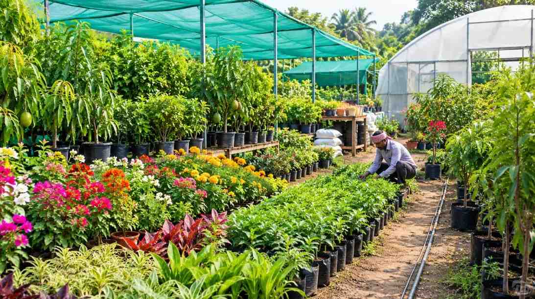 start plant nursery business in india