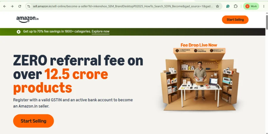 Step-by-step process to start and launch an Amazon business in India for new sellers