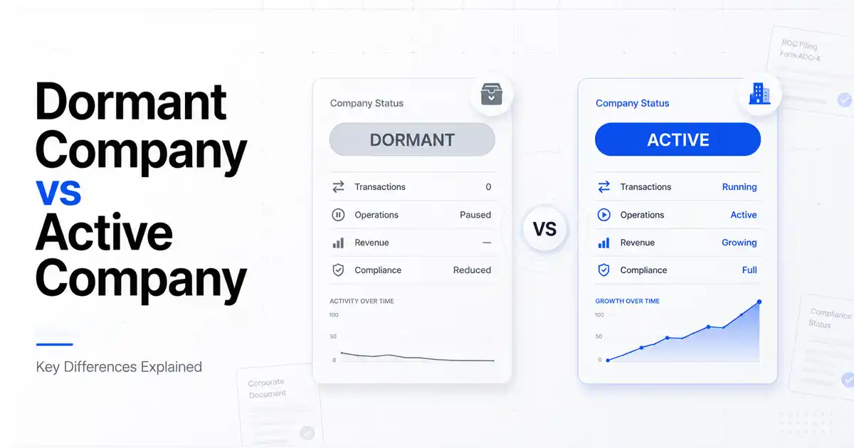 Dormant Company vs Active Company: Difference & Comparison Table Dormant Company vs Active Company: Difference & Comparison Table