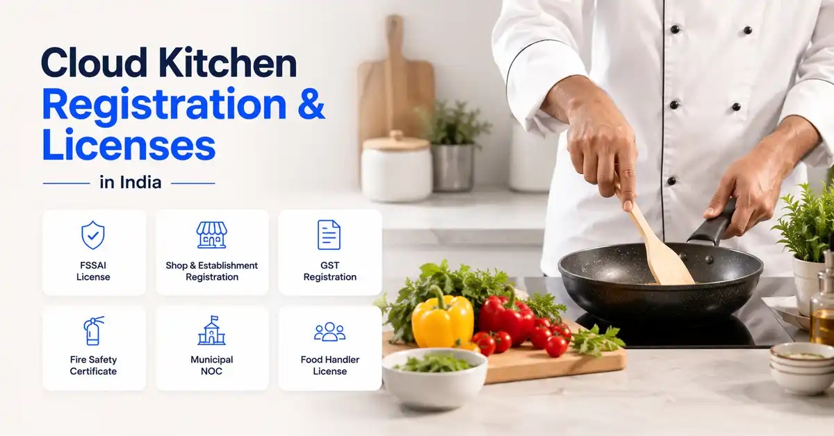 Cloud Kitchen Registration & Licenses in India 2026