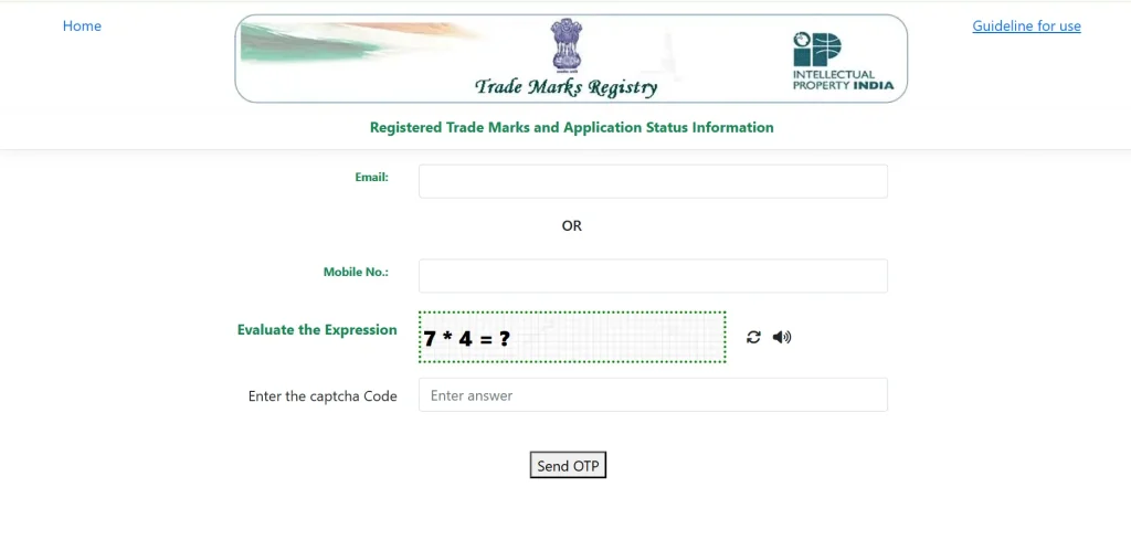 ip india eregister portal