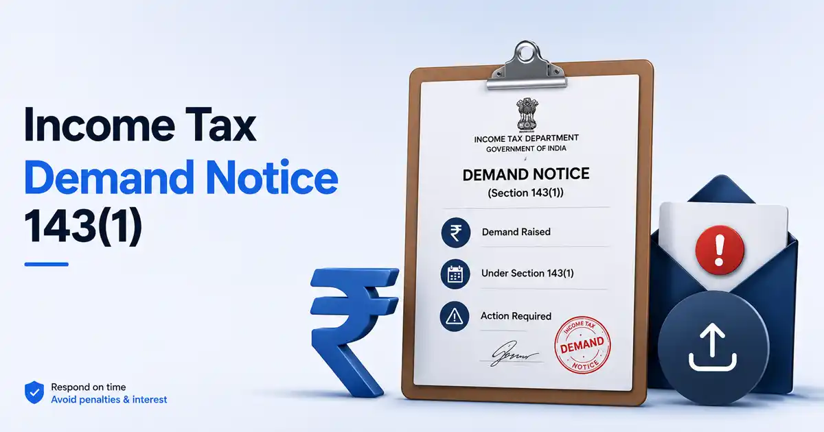 Income Tax Demand Notice 143(1)