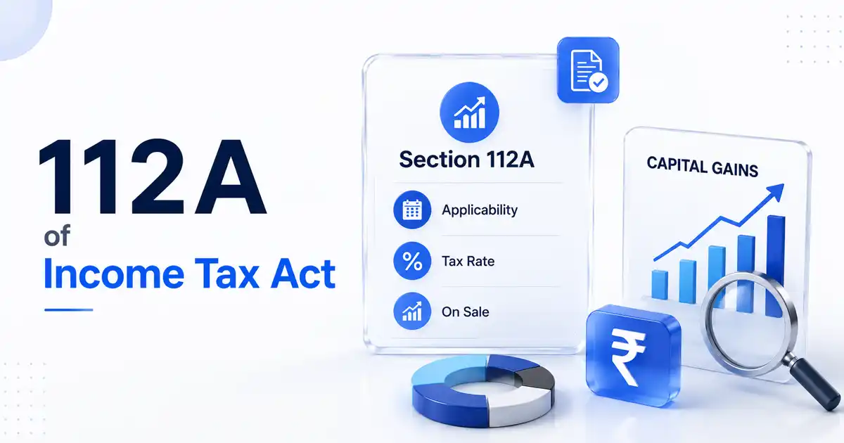 Section 112A of Income Tax Act – LTCG Tax Rate, Exemption, Eligibility & Rules